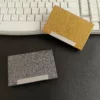 Sleek PU Metal-Trim Card Holder 9.5*6.5*1.3cm (OPP Bag, Compact & Secure) - Image 4
