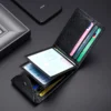 PU Leather Slim Business Card Case 11.5*8.8*1.5cm, 55G (OPP Bag Packaging) - Image 5