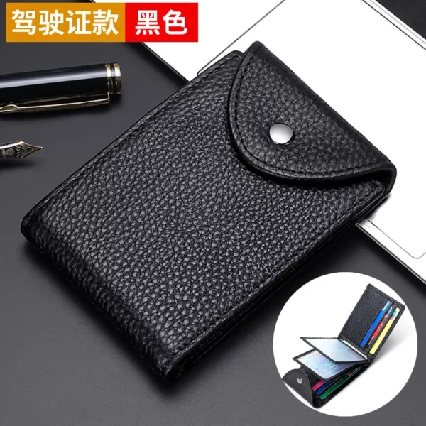 PU Leather Slim Business Card Case 11.5*8.8*1.5cm, 55G (OPP Bag Packaging) - Image 8