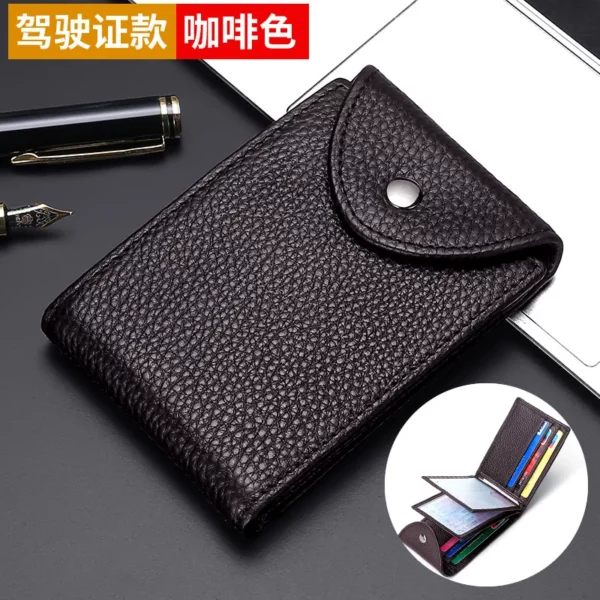 PU Leather Slim Business Card Case 11.5*8.8*1.5cm, 55G (OPP Bag Packaging) - Image 9