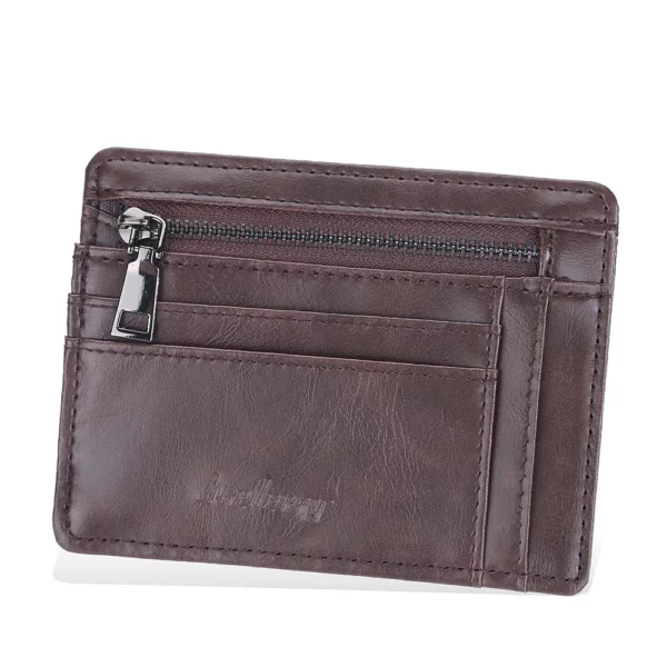 Lightweight PU Leather ID Card Holder 67G (Slim & Functional, OPP Bag Packed) - Image 2