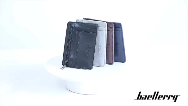 Lightweight PU Leather ID Card Holder 67G (Slim & Functional, OPP Bag Packed) - Image 6