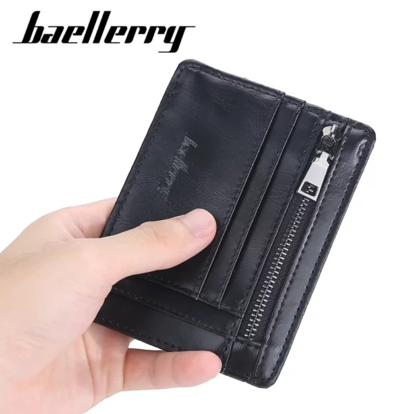 Lightweight PU Leather ID Card Holder 67G (Slim & Functional, OPP Bag Packed) - Image 7