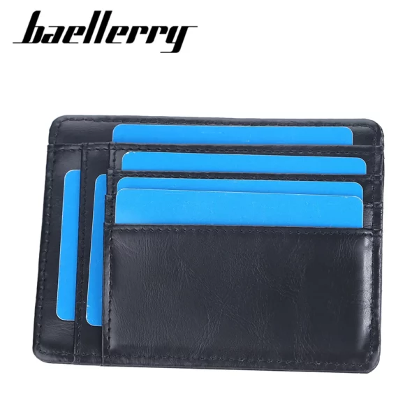 Lightweight PU Leather ID Card Holder 67G (Slim & Functional, OPP Bag Packed) - Image 8