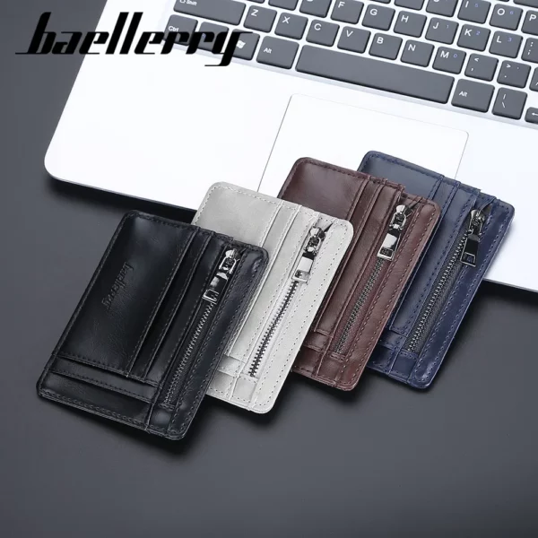 Lightweight PU Leather ID Card Holder 67G (Slim & Functional, OPP Bag Packed) - Image 10