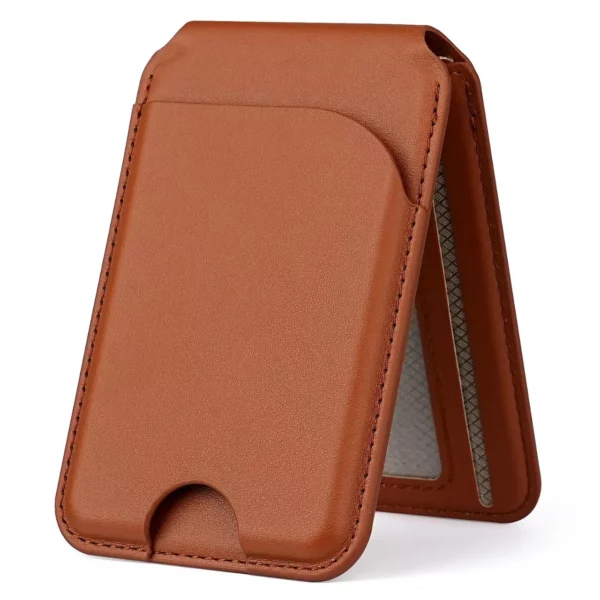 PU Leather Compact Card Organizer 101*65*12mm, 77G (OPP Bag, Multi-Slot Design) - Image 4