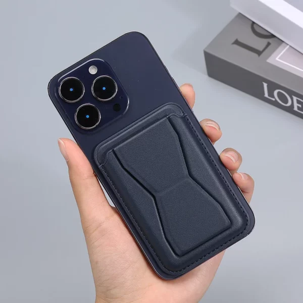 Mini PU Leather Card Pocket 105*66mm, 55G (Ultra-Portable, OPP Bag Packaging) - Image 3