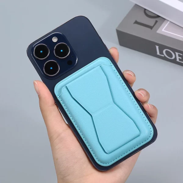 Mini PU Leather Card Pocket 105*66mm, 55G (Ultra-Portable, OPP Bag Packaging) - Image 4