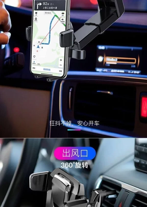 ABS+Silicon Phone Stand - Fits 4.7-6.7" Devices (168g) - 2 Color Logo Options - Image 9