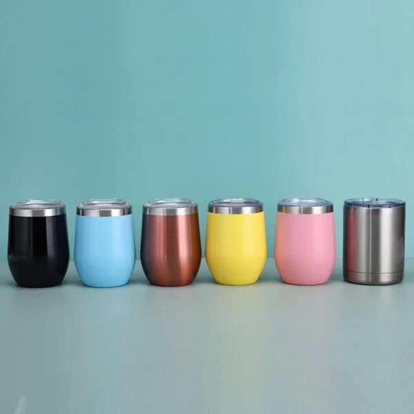 Egg shape 304 stainless steel with plastic cover - Image 2
