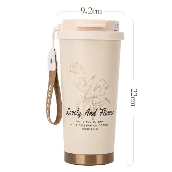 304 stainless coffee mug with temperature display - Image 5
