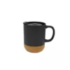 Porcelain mug with wood base - Image 4