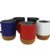 Porcelain mug with wood base - Image 5