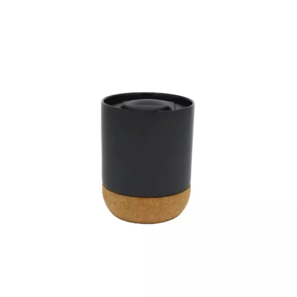 Porcelain mug with wood base - Image 6