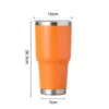 304 steel stainless mug car use mug - Image 9
