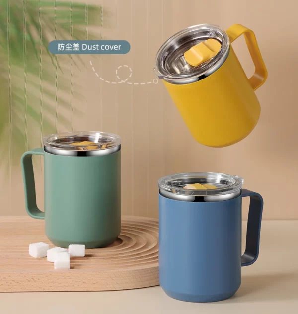 Simple coffee mug with slide botton - Image 9