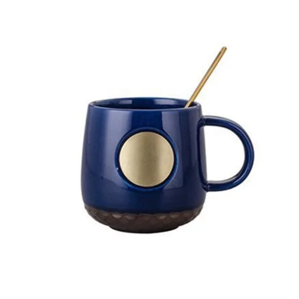 Simple tea mug with metal logo - Image 5