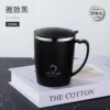 304 steel stainless mug with cover - Image 2
