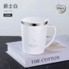 304 steel stainless mug with cover - Image 3