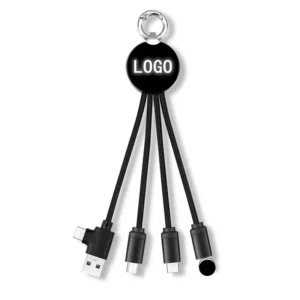 Nylon-Braided USB Cable - 16cm (5V/2A) - ABS Coated Connectors - Pearlescent Bag