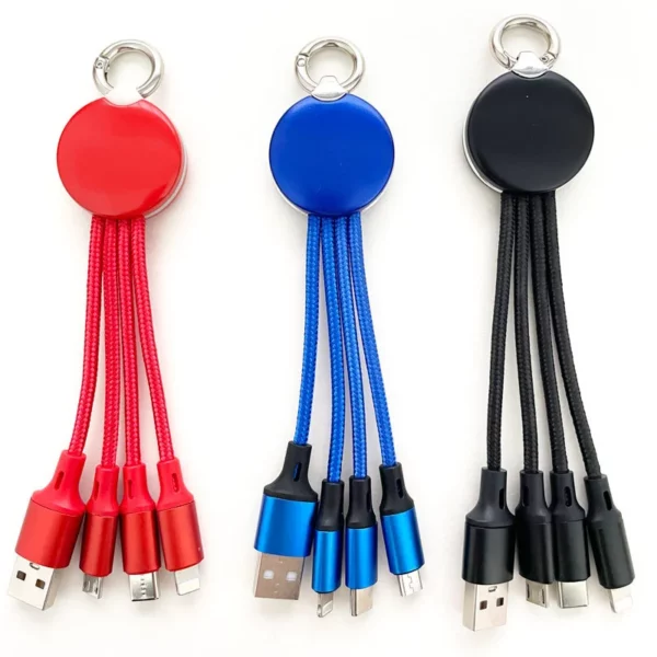 Nylon-Braided USB Cable - 16cm (5V/2A) - ABS Coated Connectors - Pearlescent Bag - Image 4
