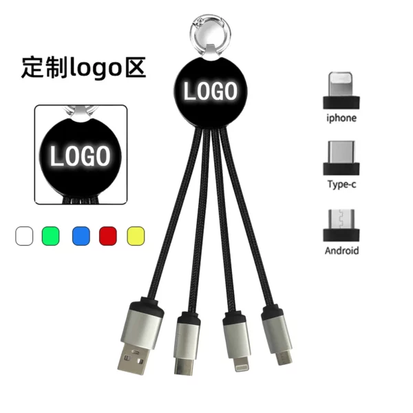 Nylon-Braided USB Cable - 16cm (5V/2A) - ABS Coated Connectors - Pearlescent Bag - Image 9