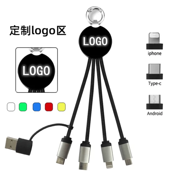 Nylon-Braided USB Cable - 16cm (5V/2A) - ABS Coated Connectors - Pearlescent Bag - Image 10