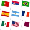 Mini PET Flag - 24x70cm (Durable Material, OPP Bag Packaging)