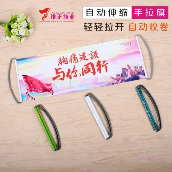 Polyester Table Flag with Stand - 15x21cm (Includes Base, Ready-to-Use) - Image 7