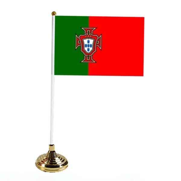 Desktop Fabric Flag - 21x14cm Flag + 30cm Stand (OPP Bag Packaging) - Image 3