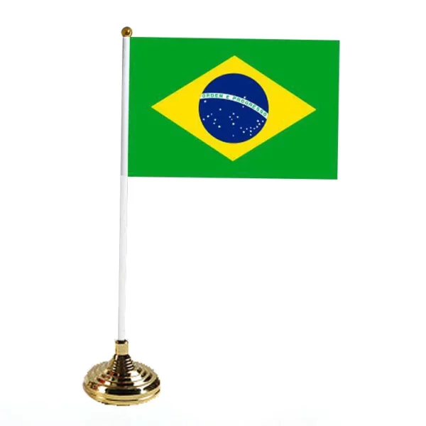 Desktop Fabric Flag - 21x14cm Flag + 30cm Stand (OPP Bag Packaging) - Image 4