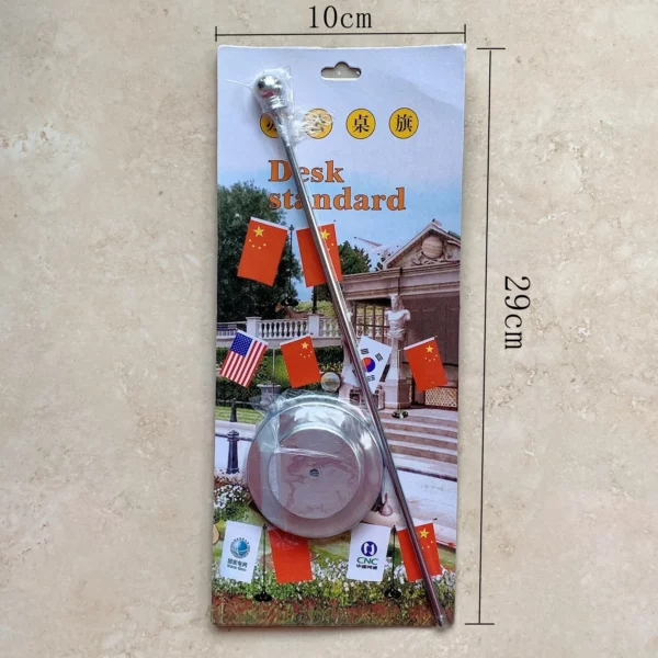 Premium Polyester Cloth Flag - 15x21cm (Complete Set with Display Base) - Image 5