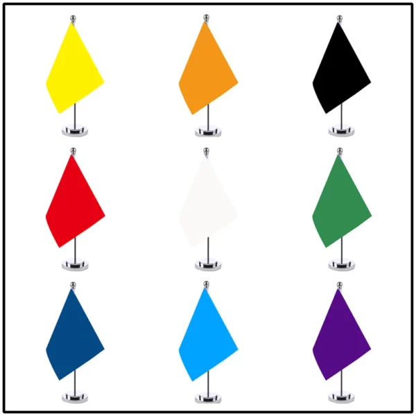 Premium Polyester Cloth Flag - 15x21cm (Complete Set with Display Base) - Image 6