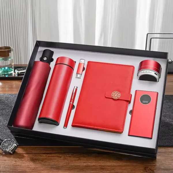 Ultimate Executive Tech & Hydration Set: 304 SS Bottle, Automatic Umbrella, Metal Pen, 16GB Type-C/PC USB, 10000mAh Power Bank Gift set - Image 10