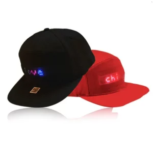 Cotton LED Light-Up Baseball Cap - 58cm Circumference, 7.5cm Brim (OPP Bag)
