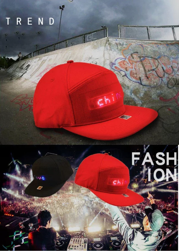 Cotton LED Light-Up Baseball Cap - 58cm Circumference, 7.5cm Brim (OPP Bag) - Image 7