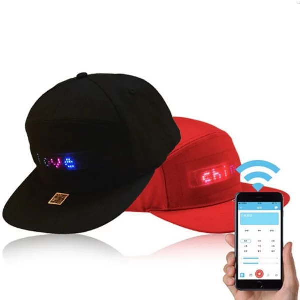 Cotton LED Light-Up Baseball Cap - 58cm Circumference, 7.5cm Brim (OPP Bag) - Image 10