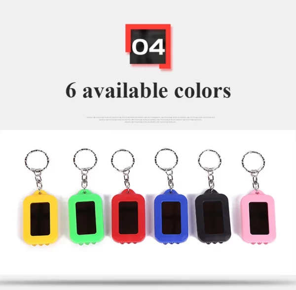 Keychain with solar and light outdoor keychain - Image 4