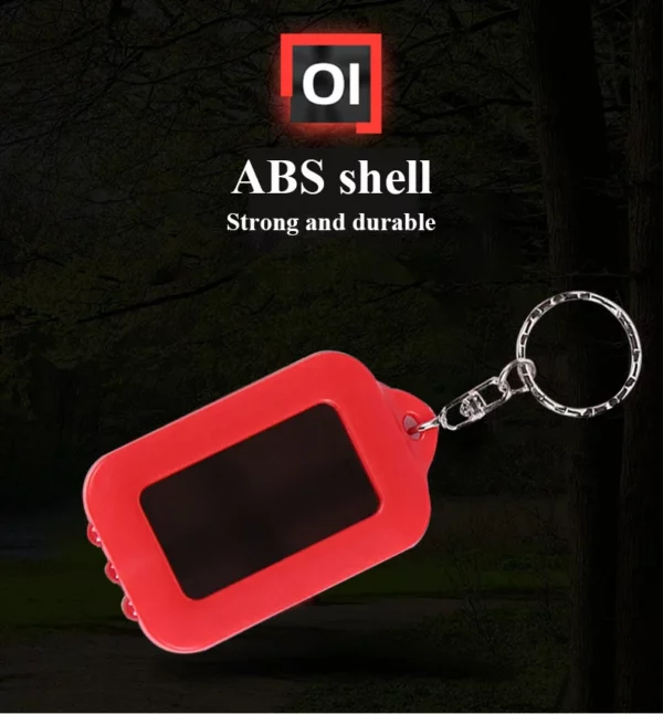 Keychain with solar and light outdoor keychain - Image 6