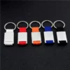 Simple cloth + metal keychain - Image 2
