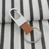 Simple pu leather + metal keychain - Image 7