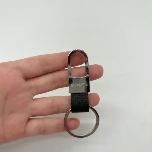 Simple pu leather + metal keychain - Image 10