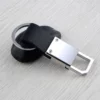 Simple pu leather + metal keychain - Image 3