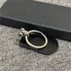 Simple pu leather + metal keychain - Image 2