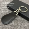 Simple pu leather + metal keychain - Image 3