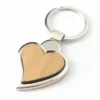 ECO friendly bamboo + metal keychain - Image 2