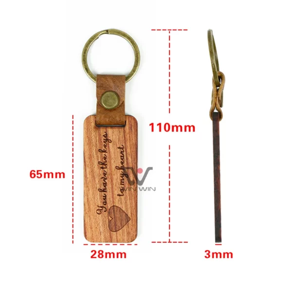 Wood chip keychain - Image 10