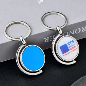 Metal Keychain, Zinc Alloy Single Tag Keychain, Advertising Promotional Small Gift.