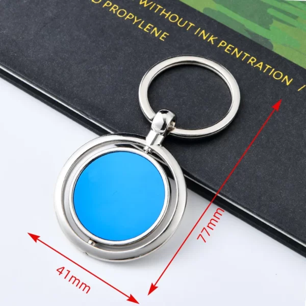 Metal Keychain, Zinc Alloy Single Tag Keychain, Advertising Promotional Small Gift. - Image 3