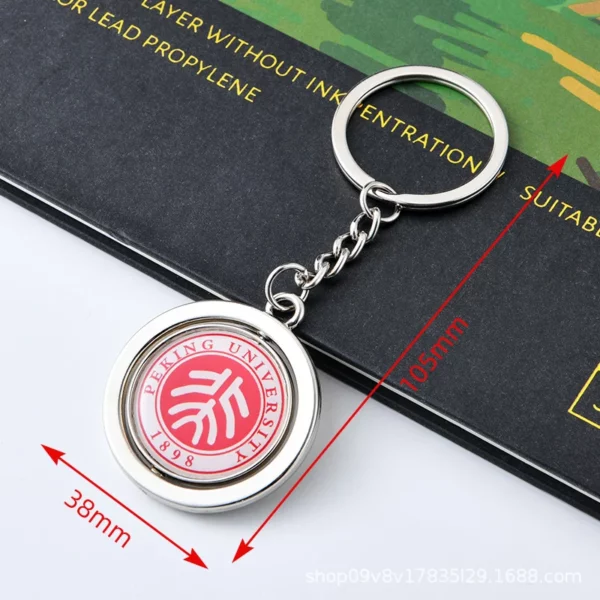 Metal Keychain, Zinc Alloy Single Tag Keychain, Advertising Promotional Small Gift. - Image 8